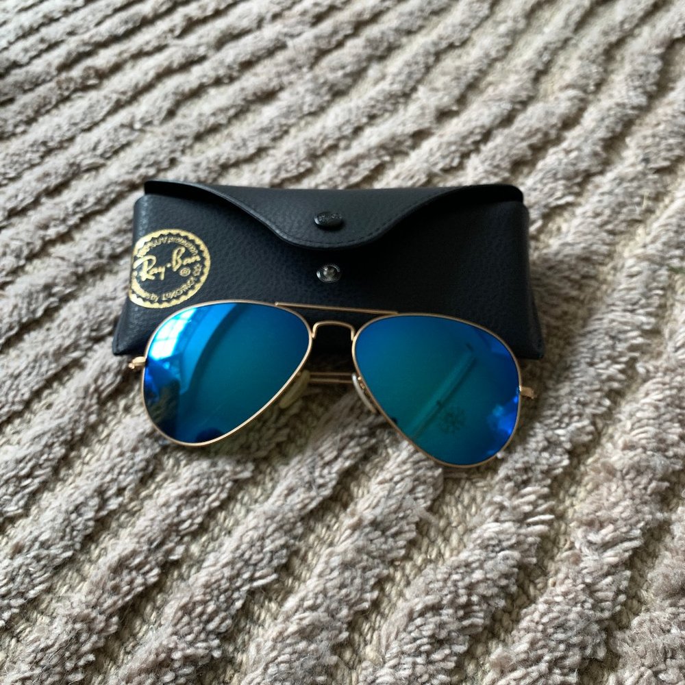 - NEW Ray-Ban Aviator Gold Flash AX2 - Picture 2 of 5